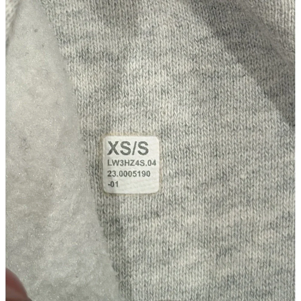 Lululemon Scuba Oversized Funnel Neck Half Zip Long Women's XS/S‎ Gray Fleece